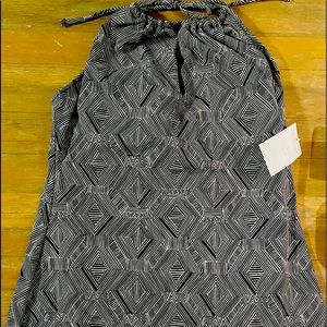 Garnet Hill High Neck Swim Dress. Size 14 NWT